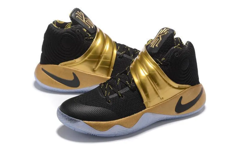 Nike Kyrie 2 Black Gold Men Basketball Shoes !!! CYBER MONDAY SALE !!! Asics Gel Kayano Trainer Shoes