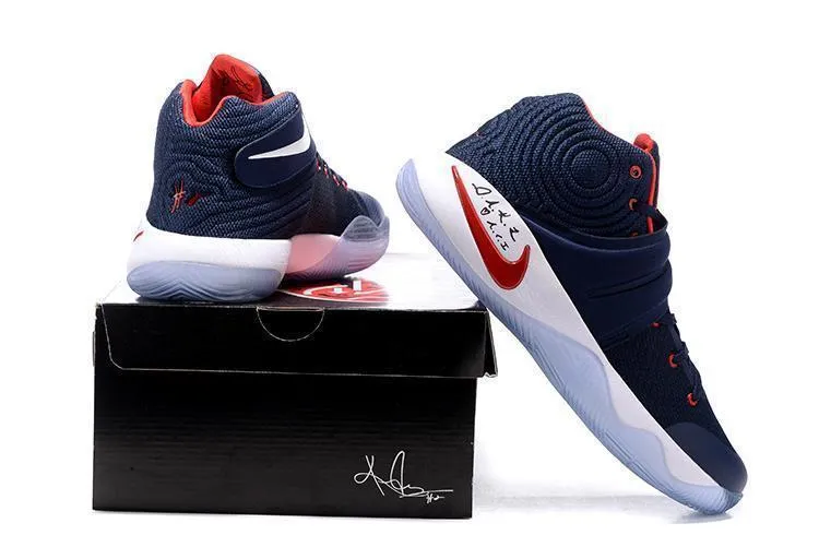 Nike Kyrie 2 Navy Men Basketball Shoes !!! CYBER MONDAY SALE !!! Asics Gel Squash Shoes