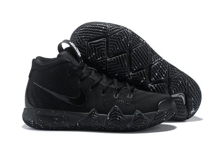 Best Asics Shoe Nike Kyrie 4 All Black Men Basketball Shoes !!! CYBER MONDAY SALE !!!