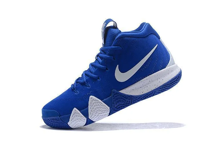 Nike Kyrie 4 Blue White Men Basketball Shoes !!! CYBER MONDAY SALE !!! Cheap Asics Shoes Online