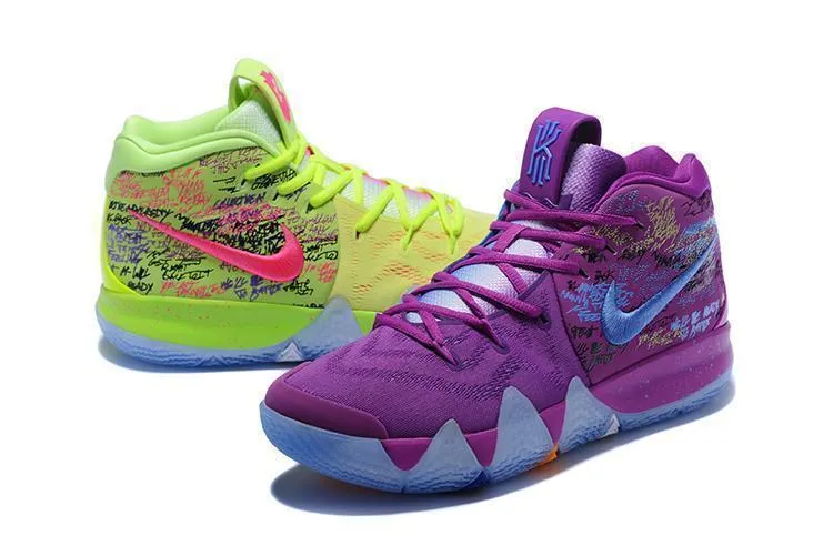 Nike Kyrie 4 Confetti Men Basketball Shoes !!! CYBER MONDAY SALE !!! Asics Matflex Wrestling Shoes