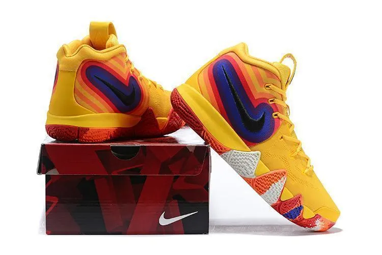 Nike Kyrie 4 "70s" Yellow Men Basketball Shoes !!! CYBER MONDAY SALE !!! Asics Field Ultimate Ff 2 Lacrosse Shoes