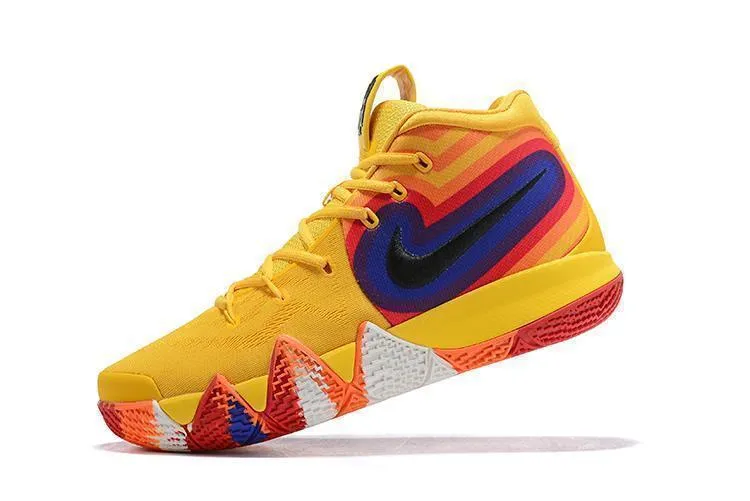 Asics Shoe Warranty Claim Nike Kyrie 4 "70s" Yellow Men Basketball Shoes !!! CYBER MONDAY SALE !!!