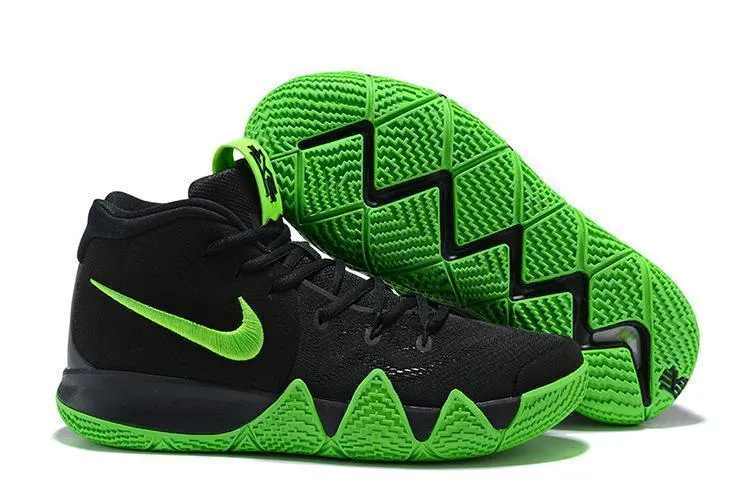 Nike Kyrie 4 "Halloween" Black Green Men Basketball Shoes !!! CYBER MONDAY SALE !!! Asics Studs Shoes