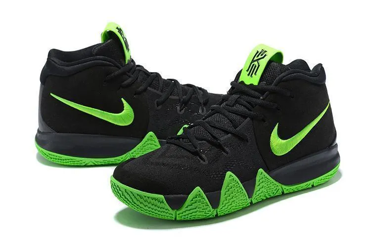 Nike Kyrie 4 "Halloween" Black Green Men Basketball Shoes !!! CYBER MONDAY SALE !!! Asics Shoes Overpronators