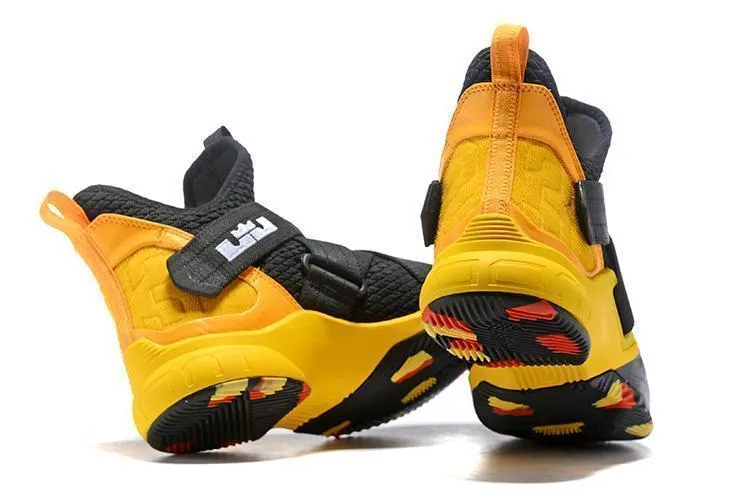 Nike Lebron Soldier XII 12 SFG EP Black Yellow Men Shoes Sale Size US 7-12 Asics Field Hockey Shoes Usa