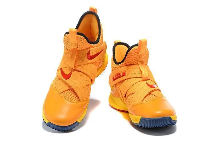 Nike Lebron Soldier XII 12 SFG EP Orange Yellow Men Shoes Sale Size US 7-12 Asics Gel Nimbus Walking Shoes