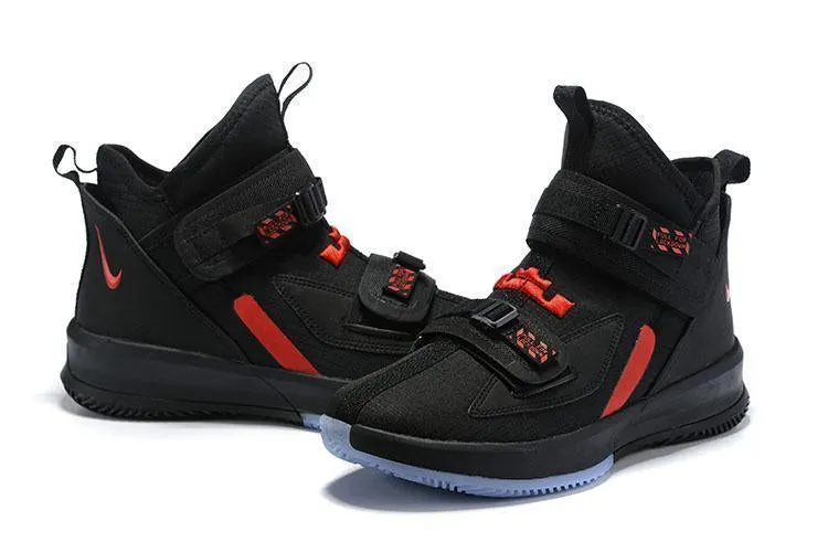 Asics Gel Resolution Tennis Shoe Nike Lebron Soldier XIII 13 Black Red Men Sneaker Shoes Sale Size US 7-12
