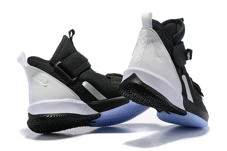Carbon Plated Running Asics Nike Lebron Soldier XIII 13 Black White Men Sneaker Shoes Sale Size US7,8,8.5,9,10,11,12