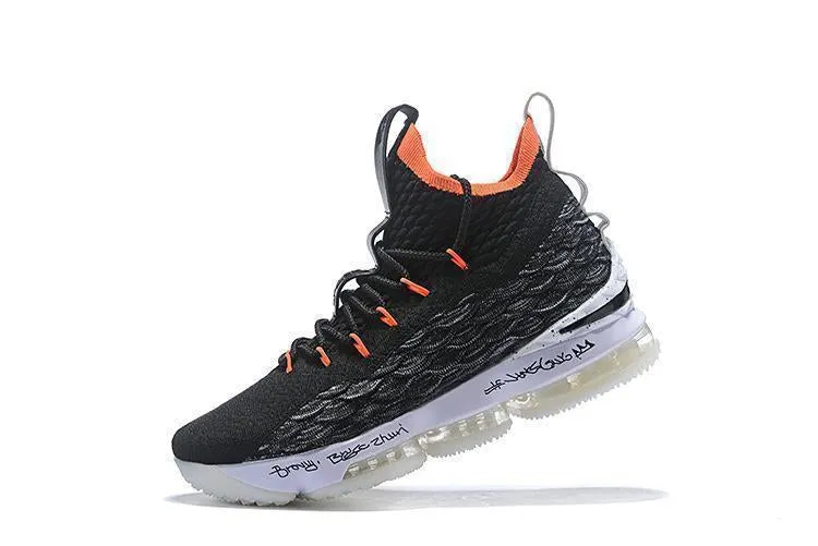 Asics Gel Rocket Shoes Nike Lebron XV 15 Black White Orange Men Shoes !!! CYBER MONDAY SALE !!!