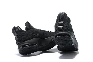 Nike Lebron XV 15 Low All Black Men Shoes !!! CYBER MONDAY SALE !!! Spider Man Shoes Asics