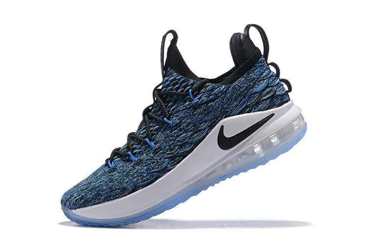 Asics Shoes Price In India Nike Lebron XV 15 Low EP White Blue Black Men Shoes Sale Size US 7-12