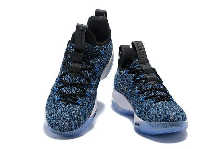 Nike Lebron XV 15 Low EP White Blue Black Men Shoes Sale Size US 7-12 Good Shoes For Plantar Fasciitis Asics