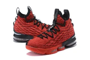 Waterproof Asics Shoes Nike Lebron XV 15 Red Black Men Shoes Sale Size US7,8,8.5,9,10,11,12