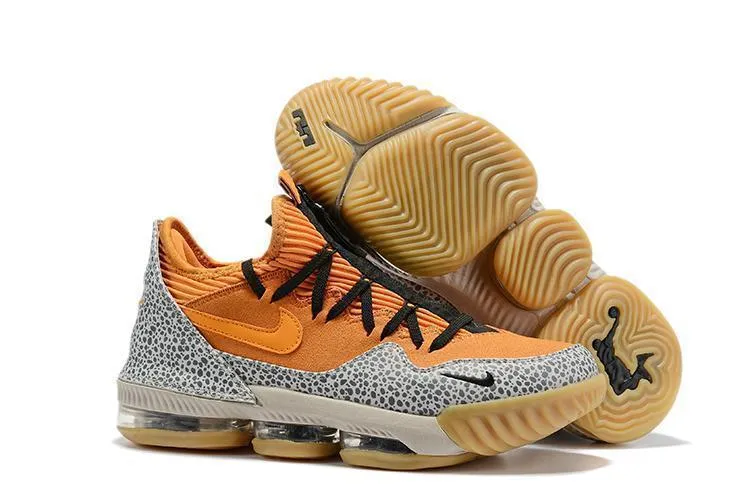 Nike Lebron XV 16 Low 'Safari' Orange Cement Men Shoes Sale Basketball  Sneaker Size US 7-12 Best Asics Shoes For Cross Training
