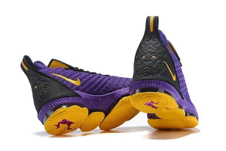 Nike Lebron XVI 16 EP Purle Yellow Black Men Shoes Sale Size US7,8,8.5,9,10,11,12 Asics Japan S Pf Sportstyle Shoe