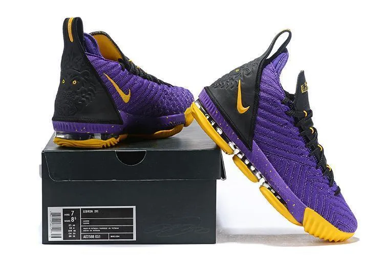 Asics Gel-scram 5 Trail Running Shoes Nike Lebron XVI 16 EP Purle Yellow Black Men Shoes Sale Size US7,8,8.5,9,10,11,12