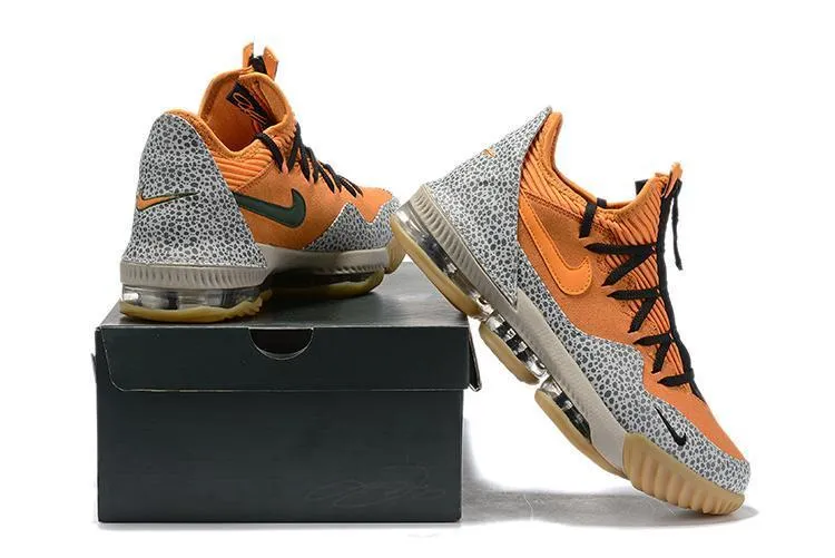 Nike Lebron XVI 16 Low 'Safari' Orange Cement Men Shoes Sale Basketball  Sneaker Size US7,8,8.5,9,10,11,12 Novak Djokovic Asics Shoes 2023
