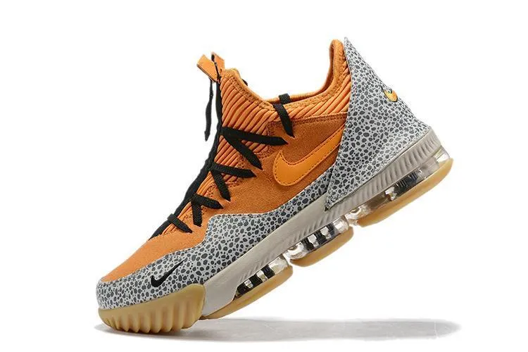 Nike Lebron XVI 16 Low 'Safari' Orange Cement Men Shoes Sale Basketball  Sneaker Size US7,8,8.5,9,10,11,12 Asics Cheap Running Shoes