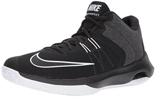 Nike Men's Air Versitile II Basketball Shoe, Black/White, 8.5 Regular US Asics Shoes For Fencing