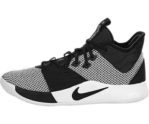 Nike Men's PG 3 Basketball Shoes, Black/Black/White (US 10) Asics Gel-venture 6 Shield Sportstyle Shoes
