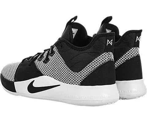 Nike Men's PG 3 Basketball Shoes, Black/Black/White (US 10) Asics Wrestling Mat Shoes