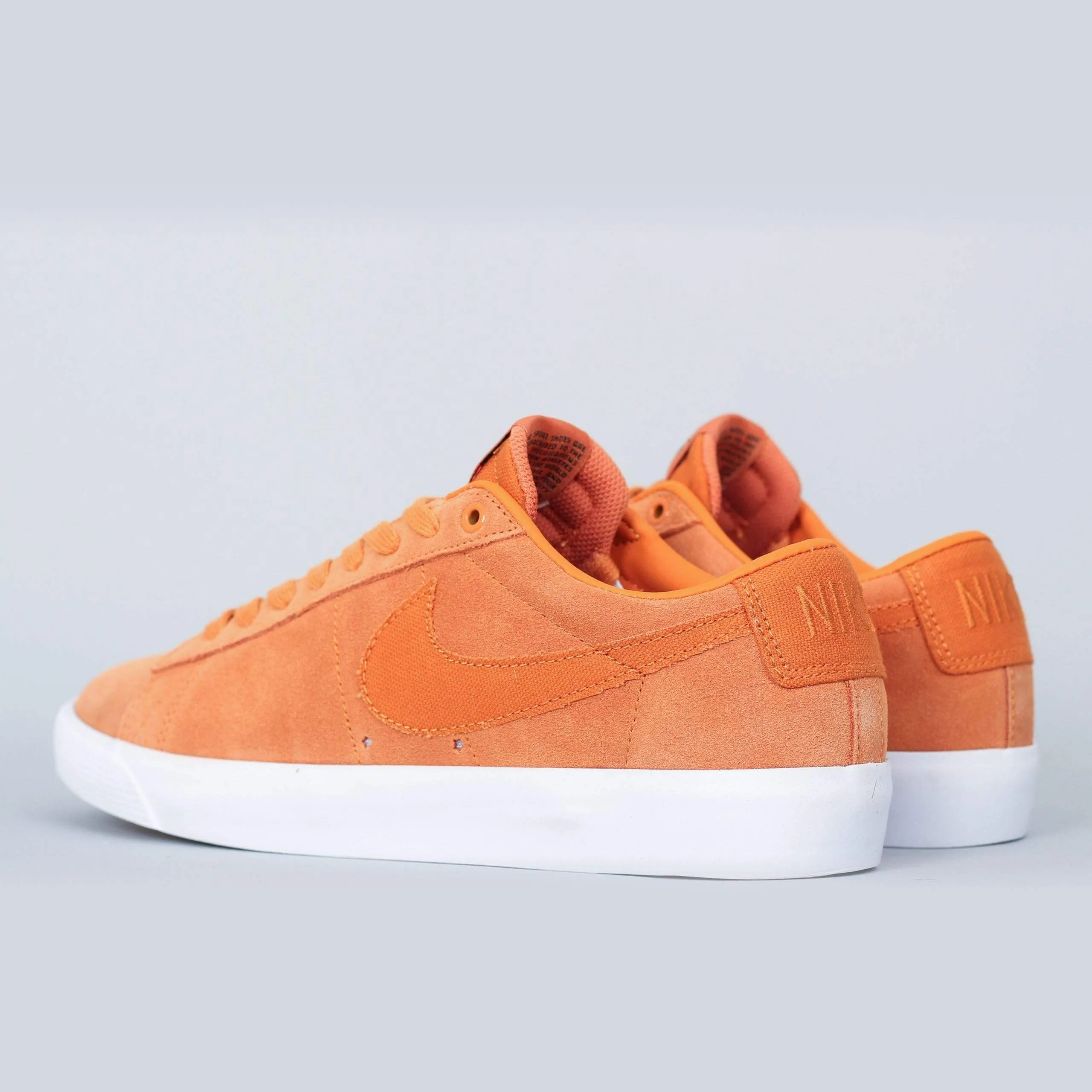 Nike SB Blazer Low GT Shoes Cinder Orange / Cinder Orange Asics Tennis Shoes Court Ff 3