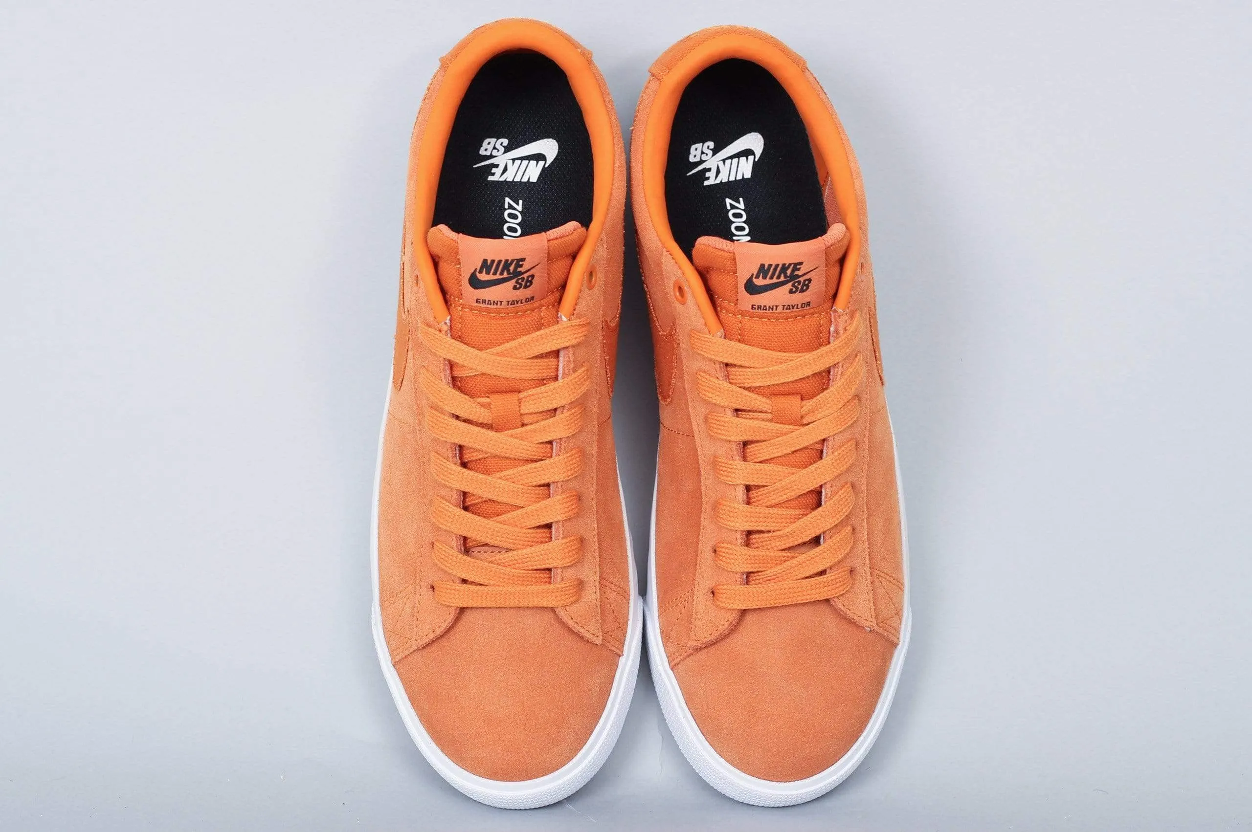 Nike SB Blazer Low GT Shoes Cinder Orange / Cinder Orange Asics Wrestling Shoe Laces