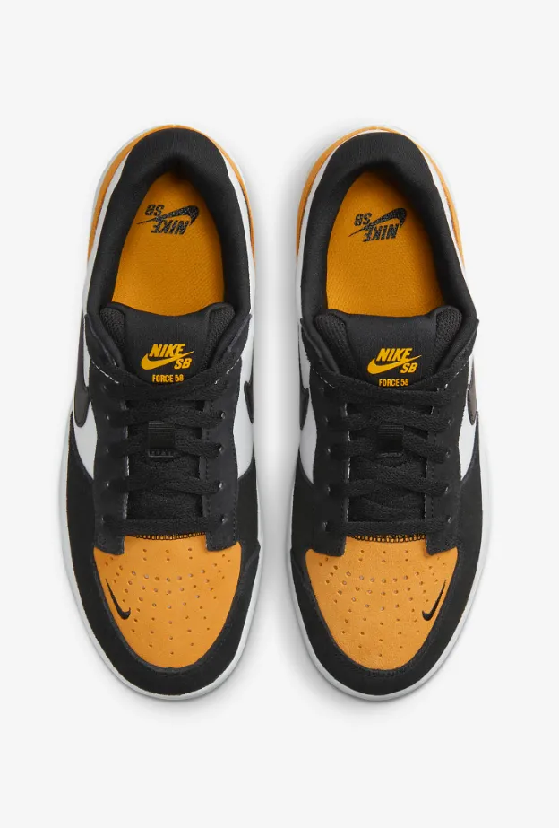 Nike SB Force 58 University Gold Asics Tennis Shoe Laces