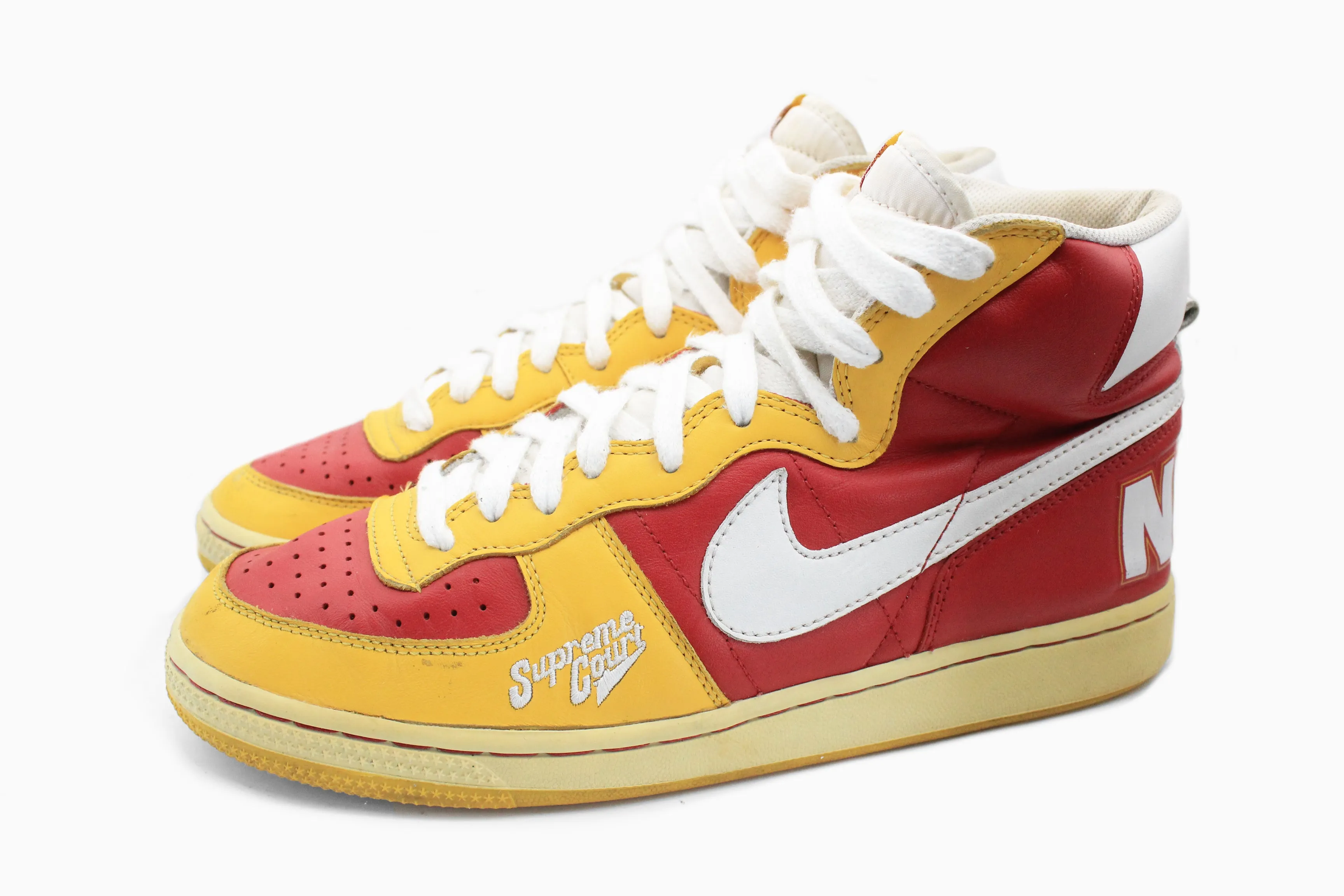 Asic Slip On Shoes Nike Terminator Supreme Court High Top Sneakers US 9.5