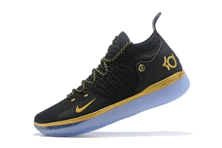 Nike Zoom KD11 Black Gold Men Shoes Sneaker Sale Size US 7,8,8.5,9.5,10,11,12 Asics Easy Running Shoes