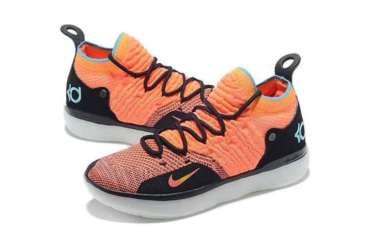 Nike Zoom KD11 Orange Black Men Shoes Sneaker Sale Size US 7,8,8.5,9.5,10,11,12 Asics Hyrox Shoes