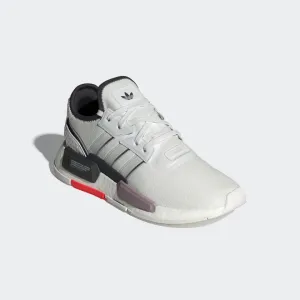 Adidas Court Flight Volleyball Shoes NMD_G1 SHOES - Crystal White / Grey One / Solar Red