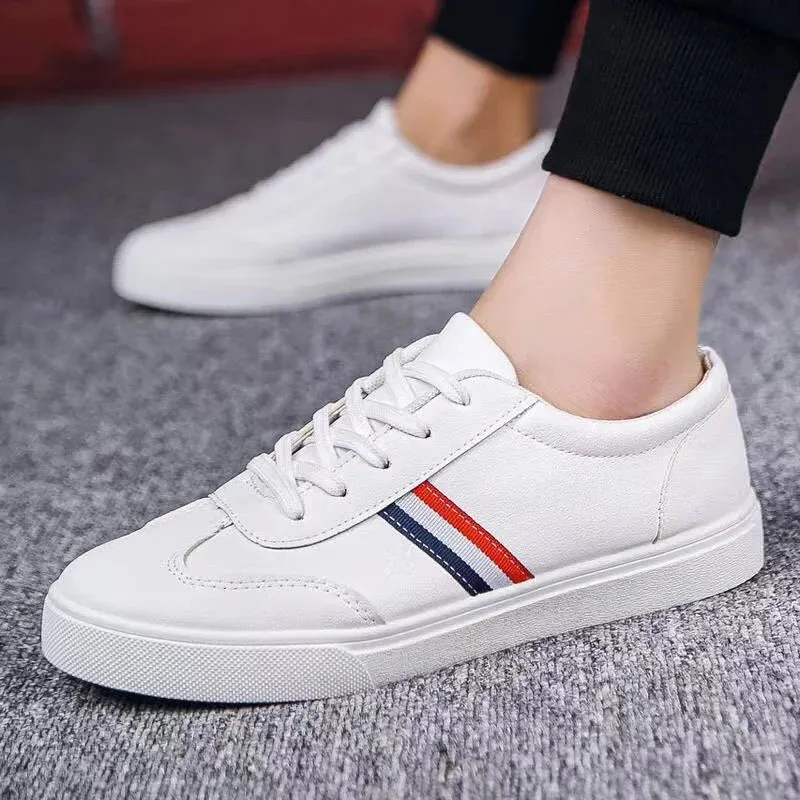White Vulcanized Sneakers Boys Cheap Flat Comfortable Shoes Men Autumn Spring 2022 Fashion Sneakers  Shoes Men Sneakers Shoes Of Prey Ballet Flats