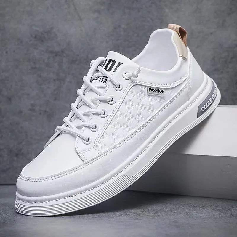 Best Cushioned Athletic Shoes White Vulcanized Sneakers Boys Cheap Flat Comfortable Shoes Men Autumn Spring 2022 Fashion Sneakers  Shoes Men Sneakers