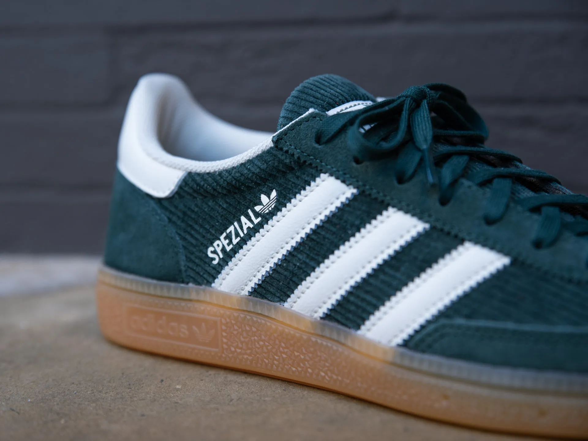 Adidas Women's Handball Spezial 'Mineral Green' Corduroy Adidas Shoes