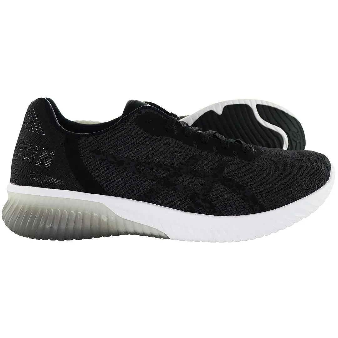 Asics Gel-Kenun Mens Black/White Running Trainers Finish Line Asics Shoes