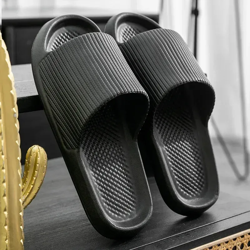 Slippers Bedroom Non-slip, wear-resistant, thick EVA sole, comfortable, bathroom flip-flops