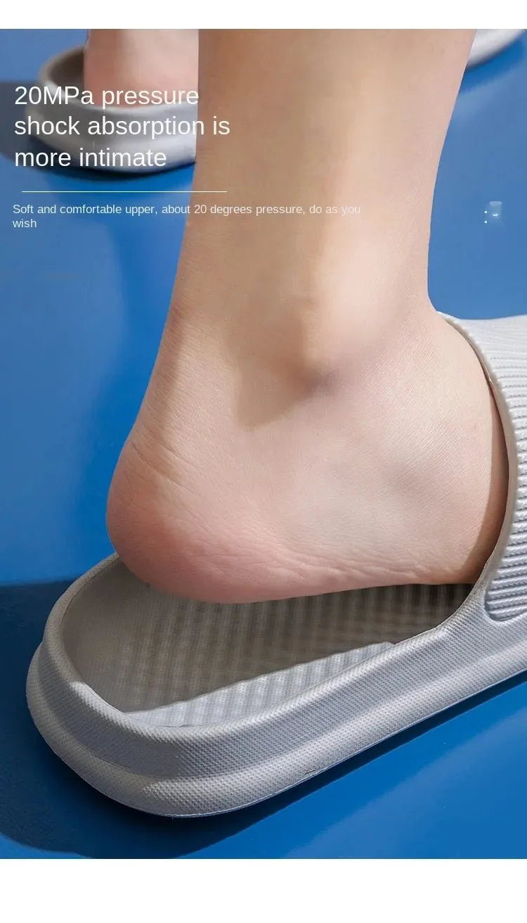 Lady's Slippers Non-slip, wear-resistant, thick EVA sole, comfortable, bathroom flip-flops