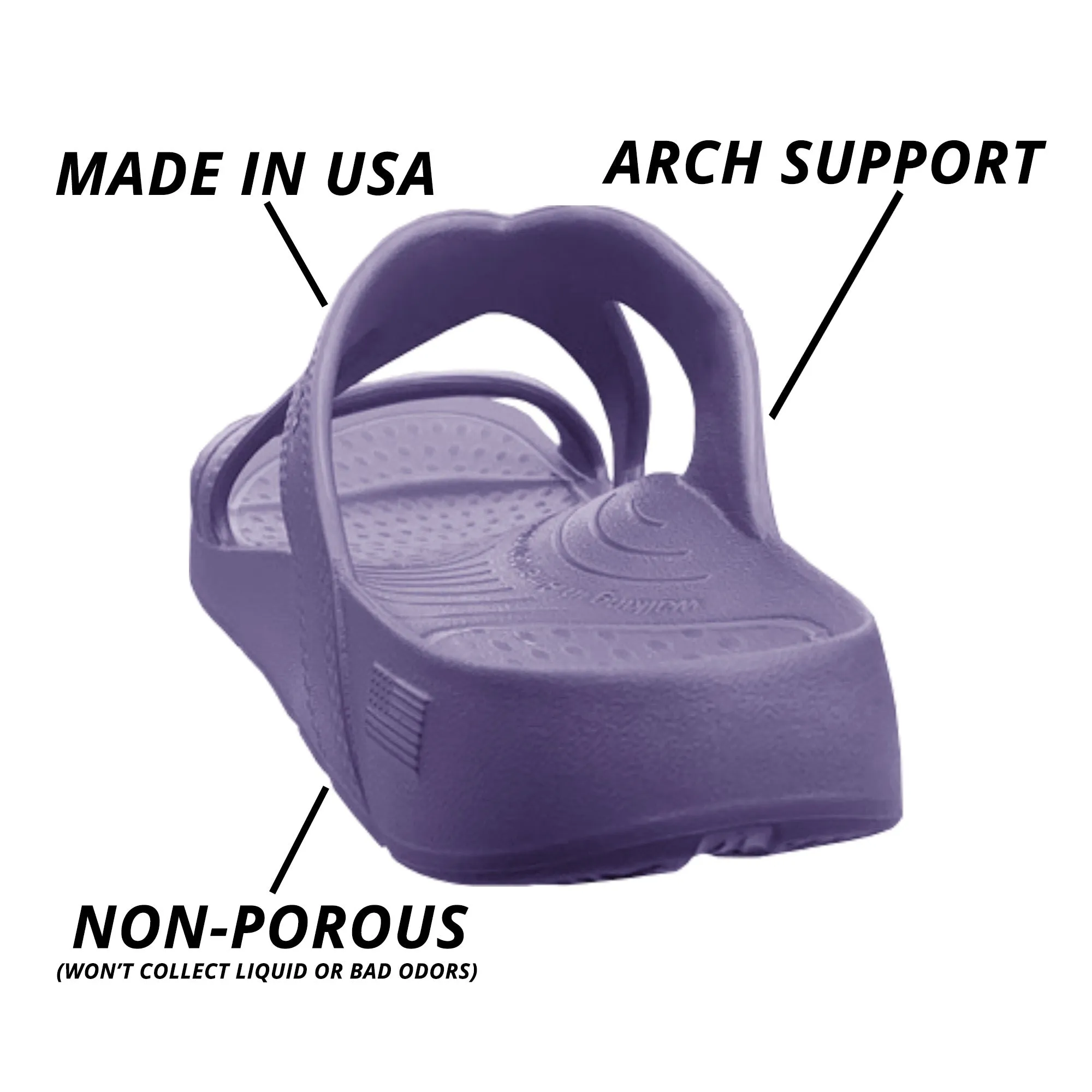 Orthopedic House Slippers NUUSOL - WOMEN'S HAILEY SLIDE - PURPLE