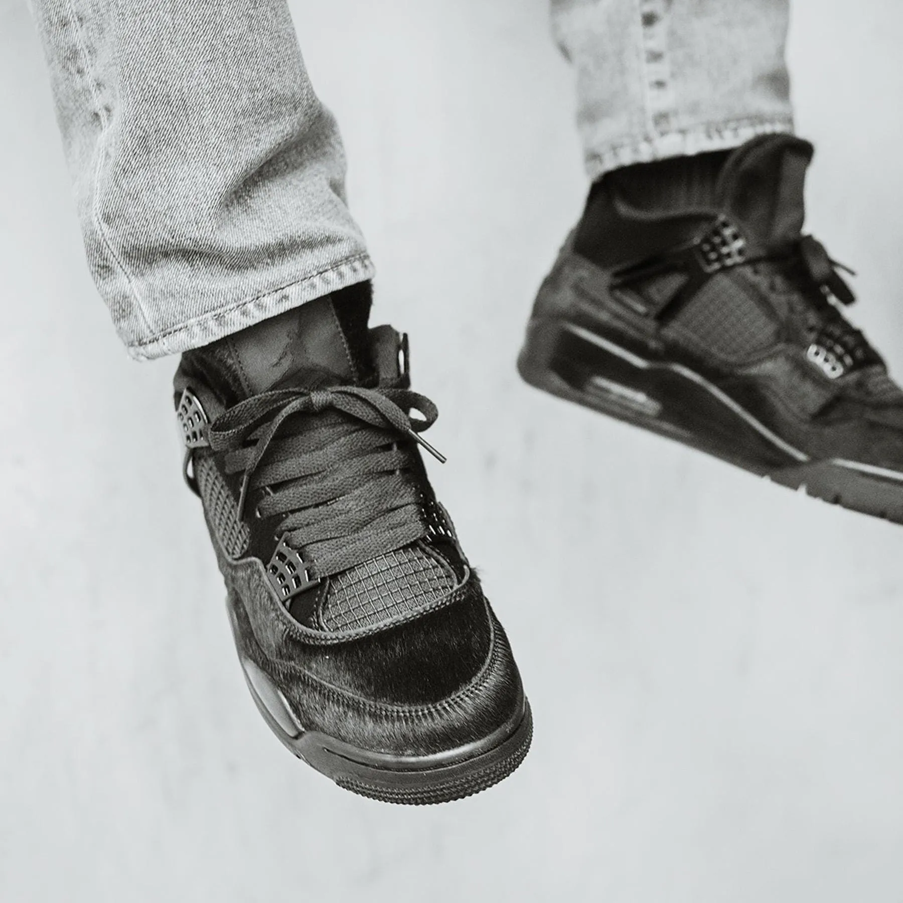 Asics Retro Running Shoes Olivia Kim x Air Jordan 4 Wmns Retro 'No Cover'