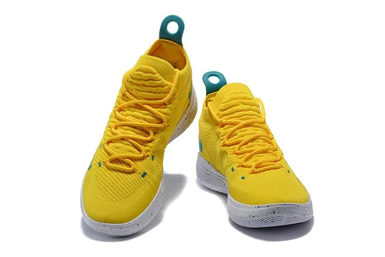 Nike Zoom KD11 Yellow Men Shoes Sneaker Sale Size US 7,8,8.5,9.5,10,11,12 Best Way To Clean Asics Shoes