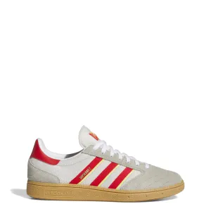 Advantage Shoes Adidas Adidas Busenitz Vintage Skate Shoes-White/Grey/Red/Gum