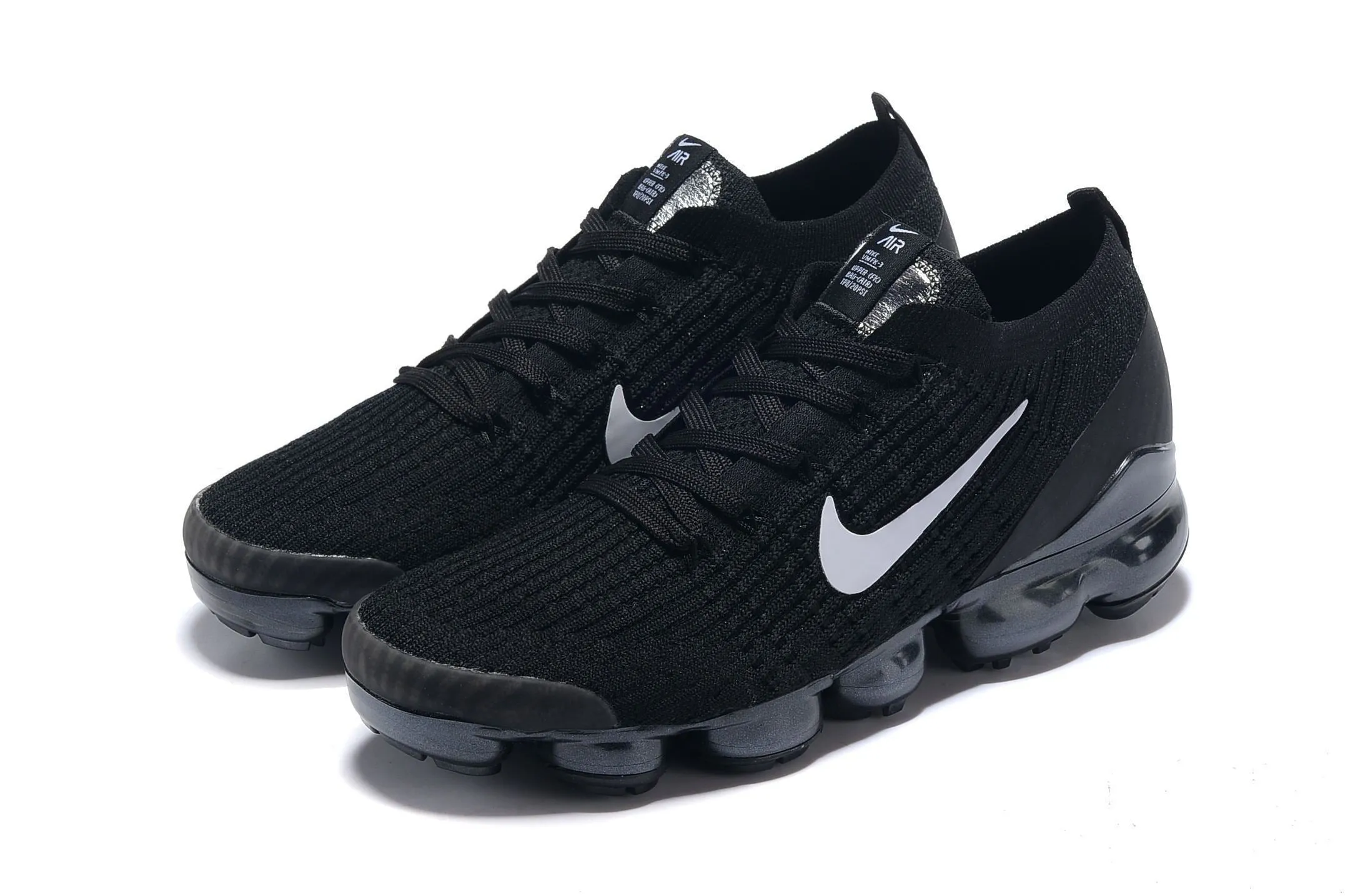 Newest Sneakers Nike Air Vapormax Flyknit 3 "All Black" Shoes Sneakers Men Sale Size US 7, 8, 8.5, 9, 10, 11
