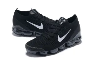 Retro Inspired Sneakers Nike Air Vapormax Flyknit 3 "All Black" Shoes Sneakers Men Sale Size US 7, 8, 8.5, 9, 10, 11