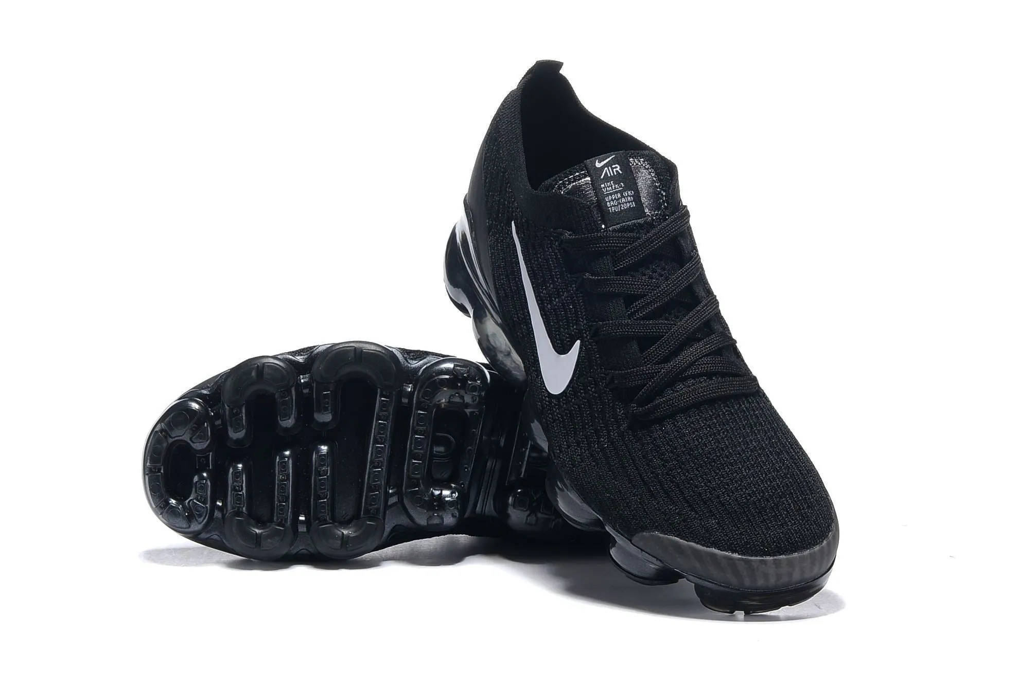 Sneakers With Wide Toe Box Nike Air Vapormax Flyknit 3 "All Black" Shoes Sneakers Men Sale Size US 7, 8, 8.5, 9, 10, 11