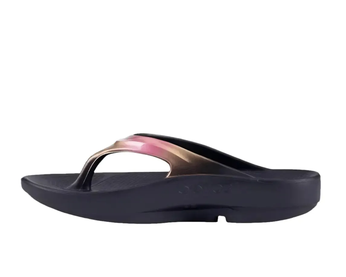 Nautica Flip Flops OOFOS OOLALA LUXE ROSE GOLD
