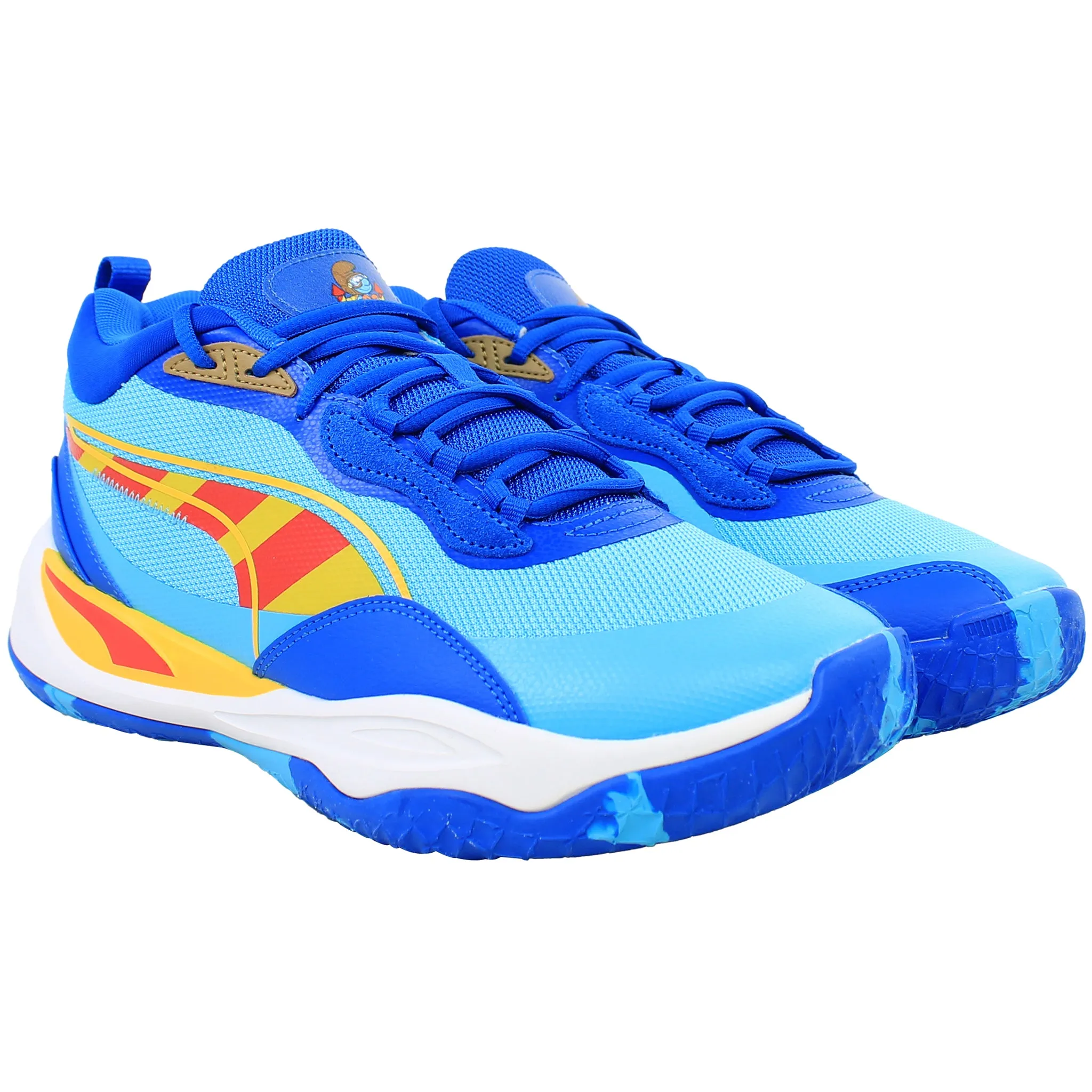 Puma Playmaker Pro x The Smurfs Mens Blue Trainers Best Running Shoes Asics 2019