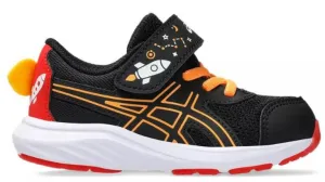 Asics Tennis Shoes Hard Court CONTEND 9 TS SCHOOL YARD (Black/Orange Pop)
