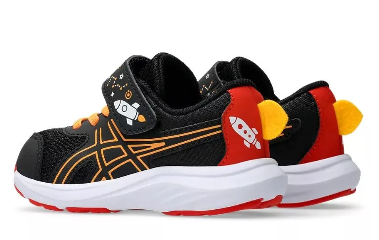 CONTEND 9 TS SCHOOL YARD (Black/Orange Pop) Asics Outlet Running Shoes